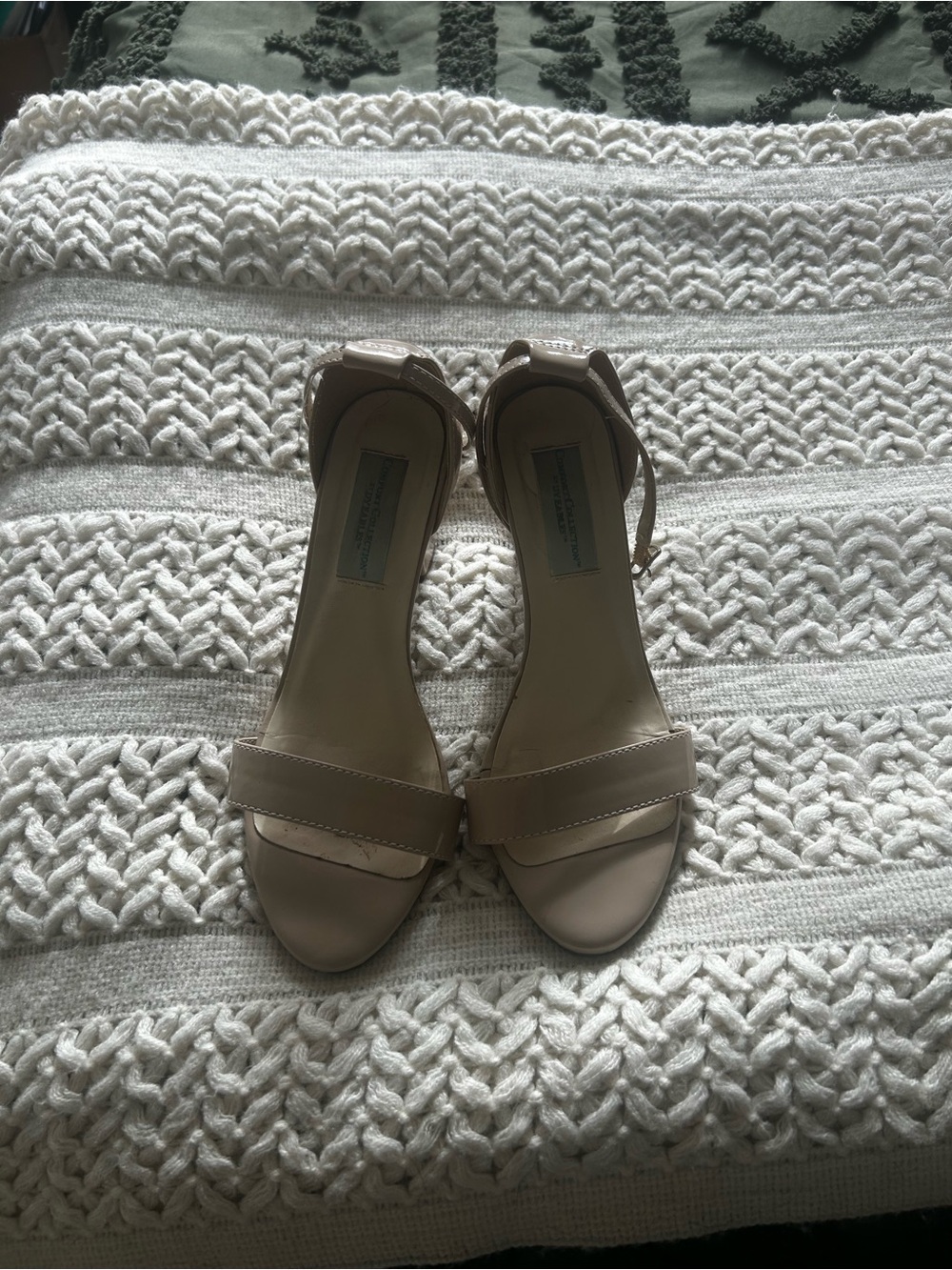 Women's Ankle-Strap Heeled Sandals in Taupe
